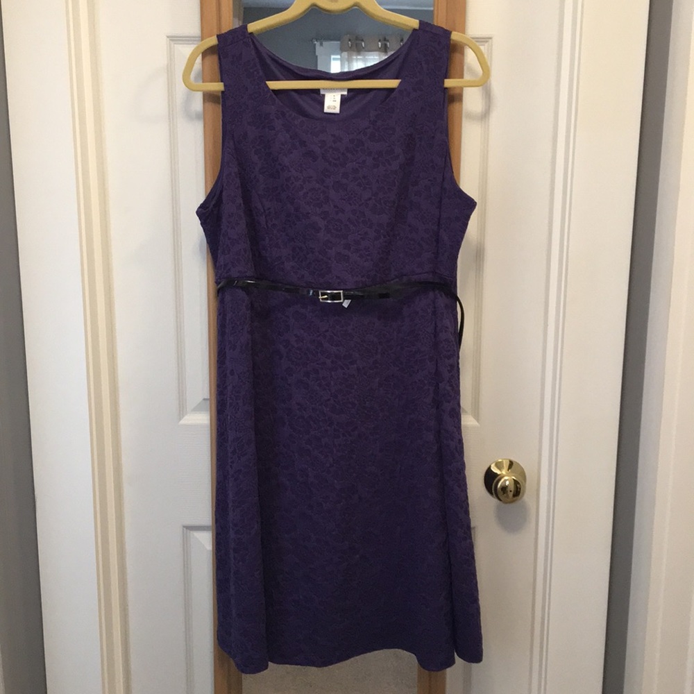 Motherhood Maternity purple dress